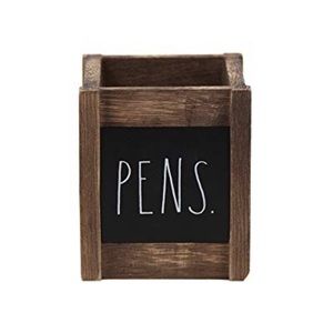 Rae Dunn Wooden Pen Holder